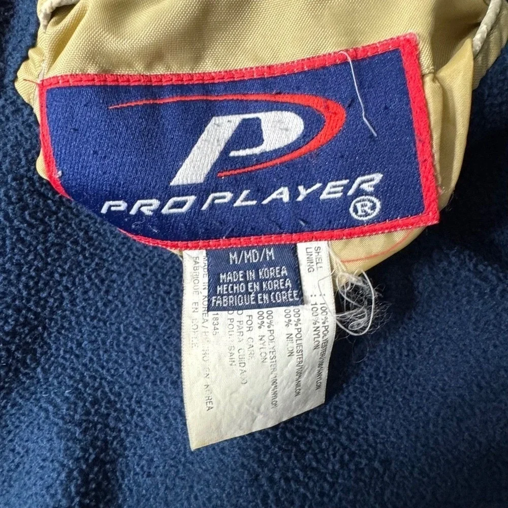 Vintage Notre Dame Fighting Irish Pro  Player Fleece reversible Jacket Mens‎ Med
